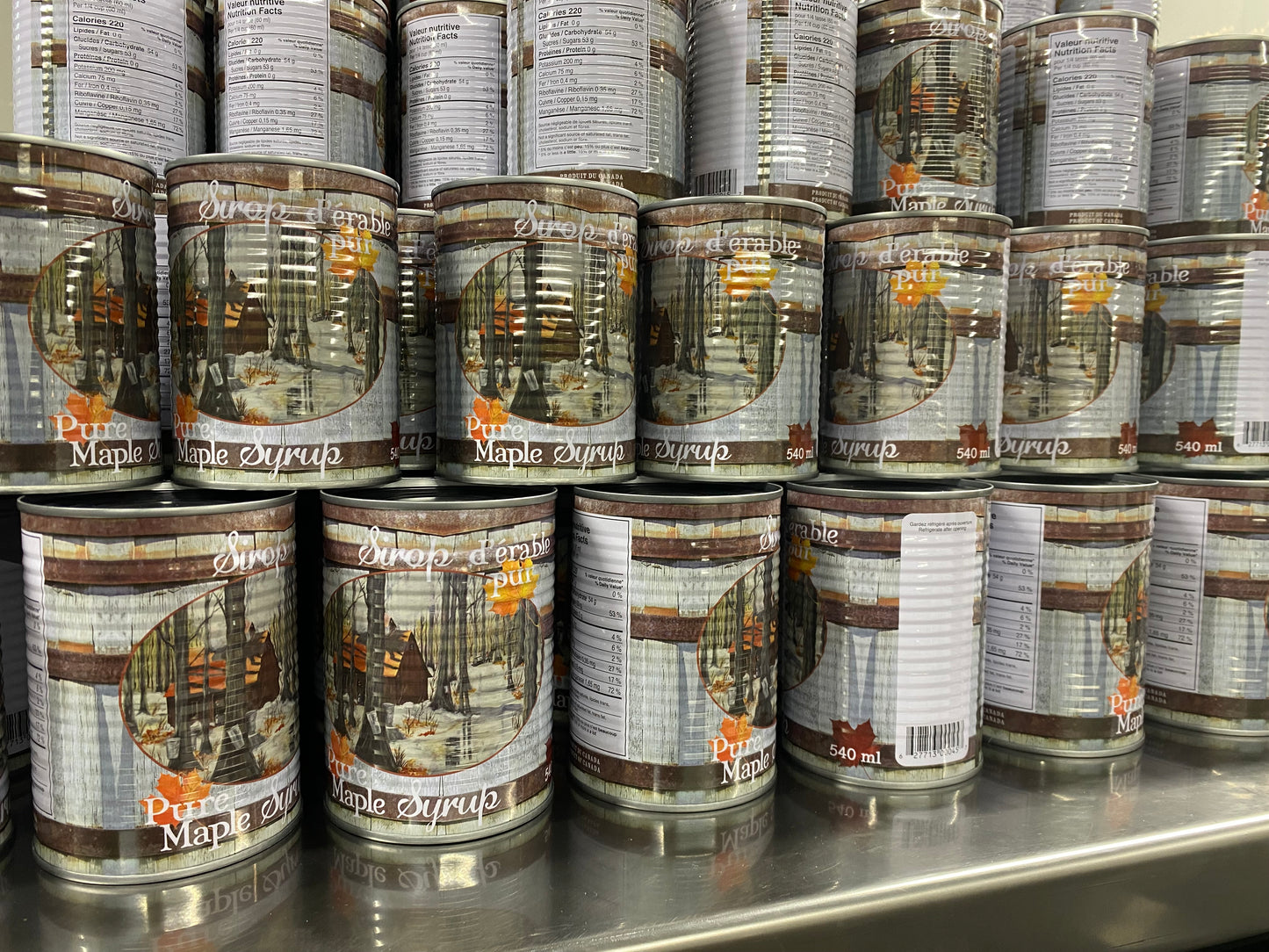 Maple Syrup (box of 8 cans)